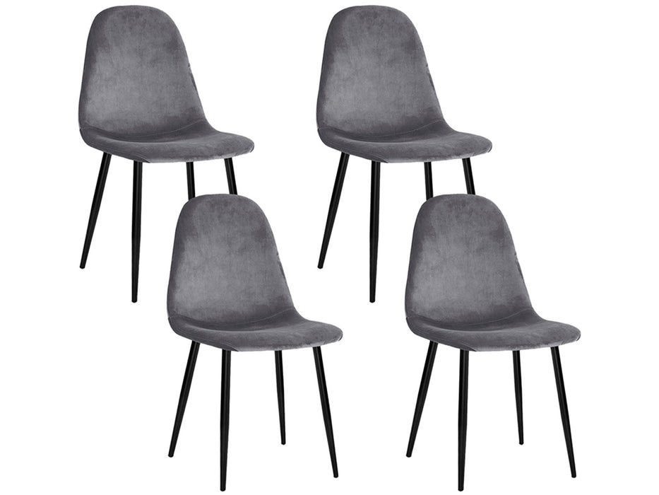 Eyra Velvet Dining Chairs (Set of 4)