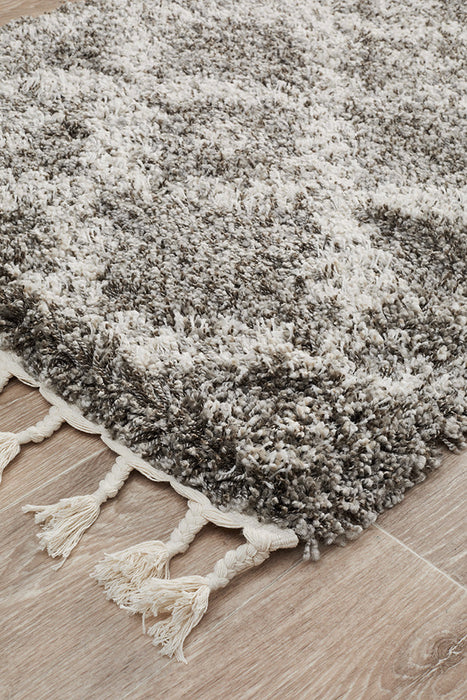 Saffron 33 Grey Runner Rug