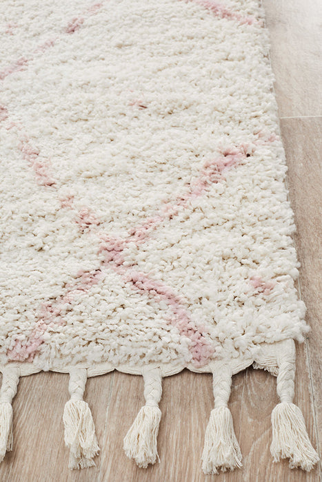 Saffron 44 Pink Runner Rug