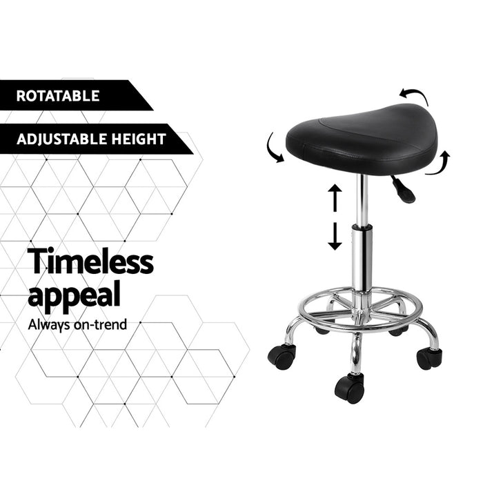 Saddle Salon Stool