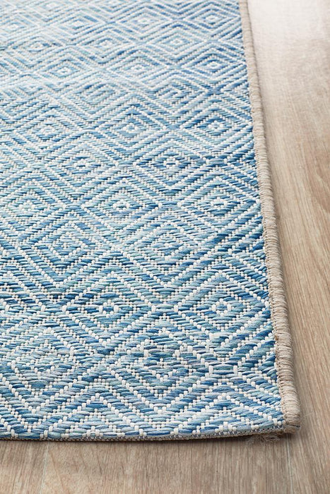 Terrace 5500 Blue Runner Rug