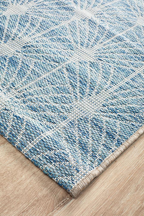 Terrace 5502 Blue Runner Rug