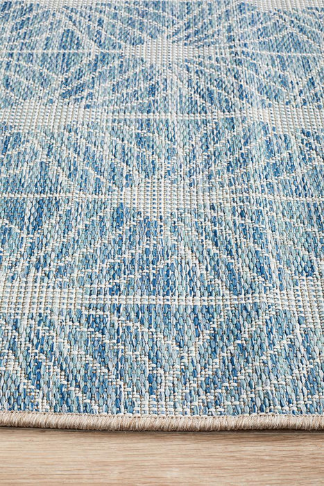 Terrace 5502 Blue Runner Rug