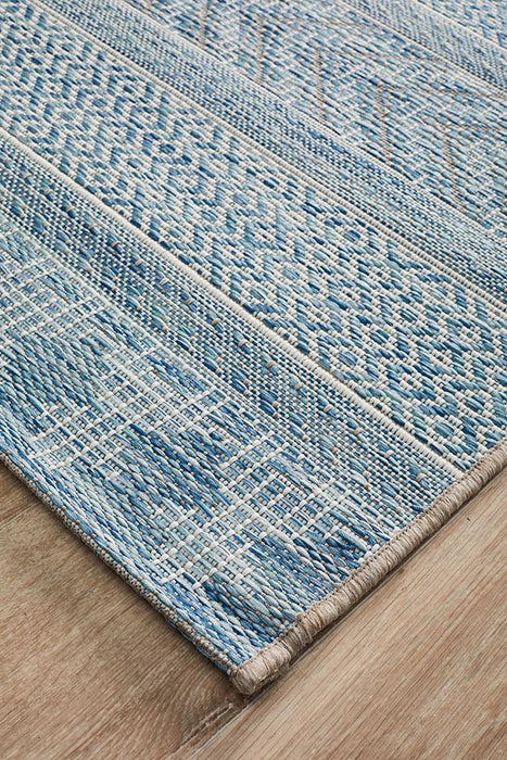 Terrace 5505 Blue Runner Rug