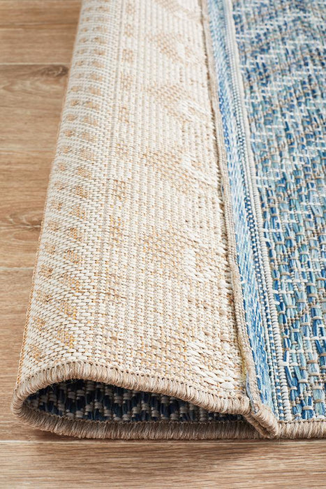 Terrace 5505 Blue Runner Rug