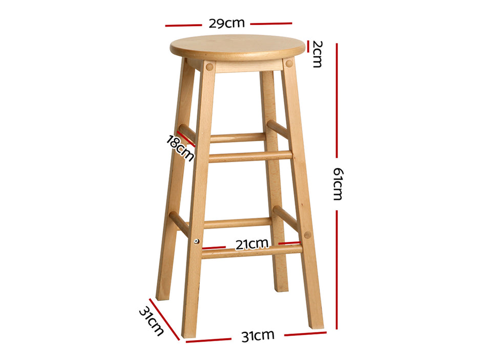 Beech Barstools (Set of 2)